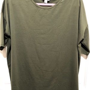 LuLaRoe Solid Army Green Irma